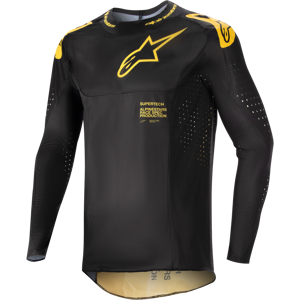 Maillot Cross Alpinestars Supertech Ward Noir-Jaune - - Publicité