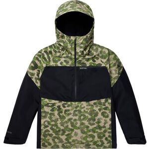 BURTON M Gore Pillowline Anorak - Noir / Beige / Vert - taille M 2023 Noir / Orange Unique Mixte - Publicité