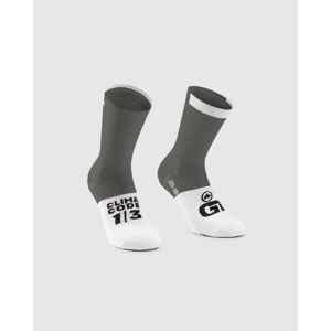 Assos GT Socks C2 - Chaussettes vélo Rock Grey 39 - 42 - Publicité