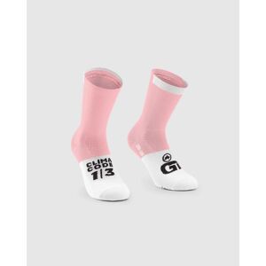 Assos GT Socks C2 - Chaussettes vélo Cosmic Rose 43 - 46 - Publicité