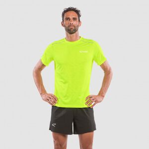 Ekoï Tee shirt EKOI RUN GRAPHIC TECH Jaune fluo Jaune fluo L male