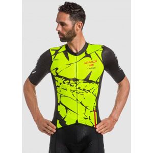 Maillot Ekoi Racing Outlast Marbre Jaune Fluo Taille 2XL EKOI