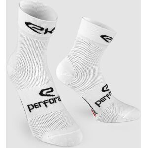 Ekoï Chaussettes velo EKOI Perf PERFORATO Blanc noir L / XL male