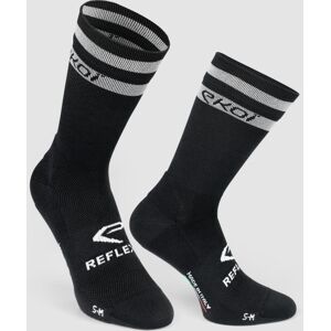 Ekoï Chaussettes EKOI Racing Reflective 18 cm Noires noir XS male