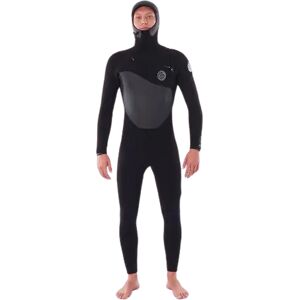 Rip Curl Flashbomb 6mm Hooded Chest Zip Wetsuit (Black 21/22)