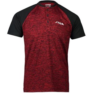 Stiga Team Shirt Red Black L mixte