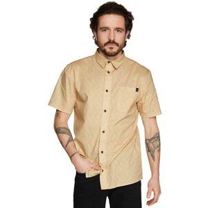 The Party Short Sleeve Shirt Beige M Homme Beige M male