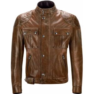 BELSTAFF Blouson Brooklands Cuir Burnt Cuero - Belstaff