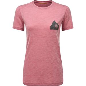 - Women's Sprint Tee - T-shirt en laine mérinos taille L, rose