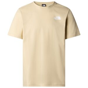 The North Face - S/S Redbox Tee - T-shirt taille XL, beige - Publicité