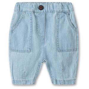 Sanetta - Pure Baby Girls LT 1 Trousers Denim - Pantalon de loisirs taille 80, bleu - Publicité
