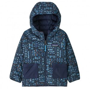 Patagonia - Baby's Reversible Down Sweater Hoody - Doudoune taille 18 Months, bleu - Publicité