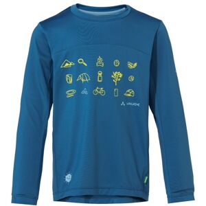 Vaude - Kid's Solaro L/S T-Shirt II - T-shirt technique taille 104;110/116;122/128;134/140;146/152;158/164;92;98, bleu;vert;vert/vert olive - Publicité