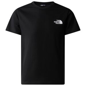 The North Face - Teen's S/S Simple Dome Tee - T-shirt taille M, noir - Publicité