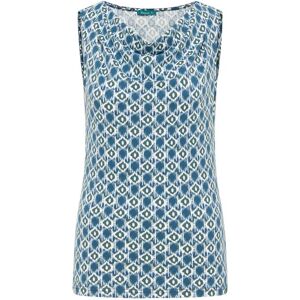 - Women's Top mit Wasserfallausschnitt - Débardeur taille L, gris