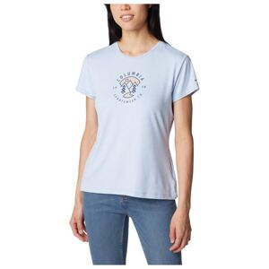 Columbia - Women's Sloan Ridge Graphic S/S Tee - T-shirt technique taille XS, gris - Publicité