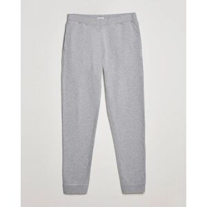 Cotton Loopback Track Pants Grey Melange