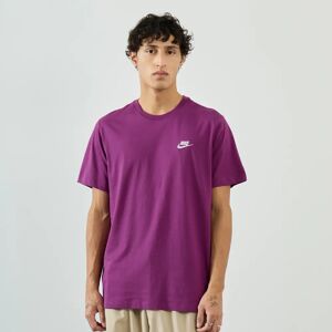 Nike Tee Shirt Club violet xs homme