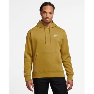 Nike Sweat à capuche Nike Sportswear Club Fleece Jaune Moutarde Homme - BV2654-716 Jaune Moutarde M male