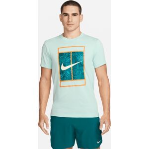 Nike T-shirt de tennis Nike NikeCourt Vert Homme - FJ1502-346 Vert L male