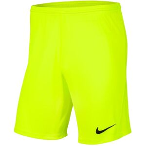 Nike Short Nike Park III Jaune Fluo Homme - BV6855-702 Jaune Fluo S male