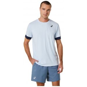 Asics pour homme. 2041A255 Court Ss T-shirt bleu (XL), Sport, Running, Multisport, Manche courte, Polister recyclé - Publicité