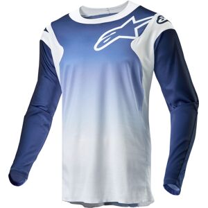 Alpinestars Racer Hoen Maillot de motocross Blanc Bleu taille : M - Publicité