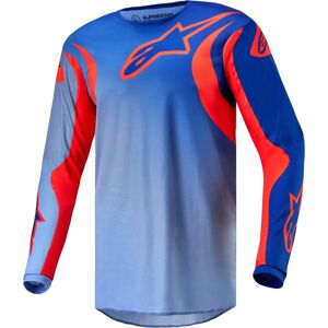 Alpinestars Fluid Lucent Maillot de motocross Rouge Bleu taille : M - Publicité