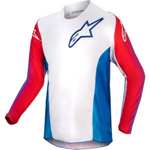 Alpinestars Racer Pneuma Maillot de motocross jeune Blanc Rouge Bleu taille : M - Publicité