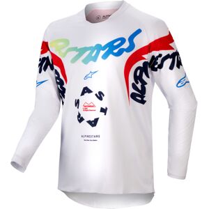 Alpinestars Racer Hana Maillot de motocross jeune Blanc Rouge Bleu taille : M - Publicité