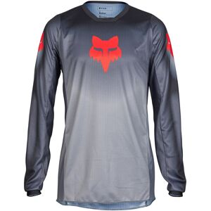 FOX 180 Interfere Maillot de motocross Gris Rouge taille : S