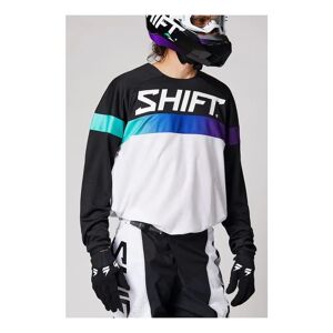 SHIFT Maillot Cross Shift White Label ULTRA blanc noir