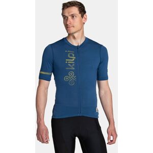 KILPI Maillot de cyclisme en laine mérinos pour homme Kilpi PETRANA-M Bleu foncé - L Bleu foncé L homme