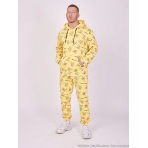 Project X Paris Sweat à capuche One piece all over - Couleur - Jaune, Taille - S