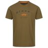 Blaser Outfits - Blaser Since T-Shirt 24 - T-shirt taille L, brun/vert olive