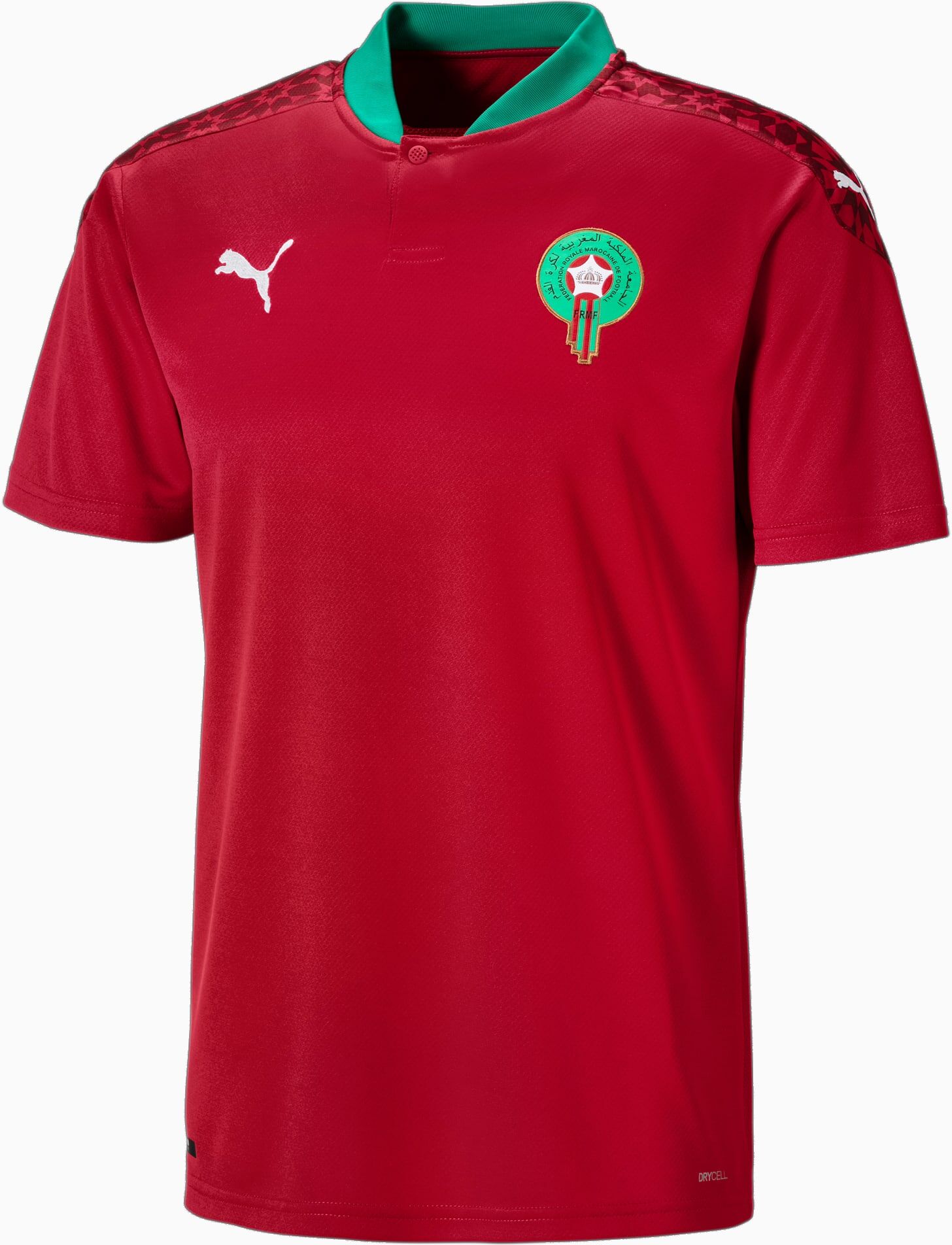 PUMA Maillot domicile Maroc Replica pour Homme, Rouge/Blanc, Taille XS, Vêtements