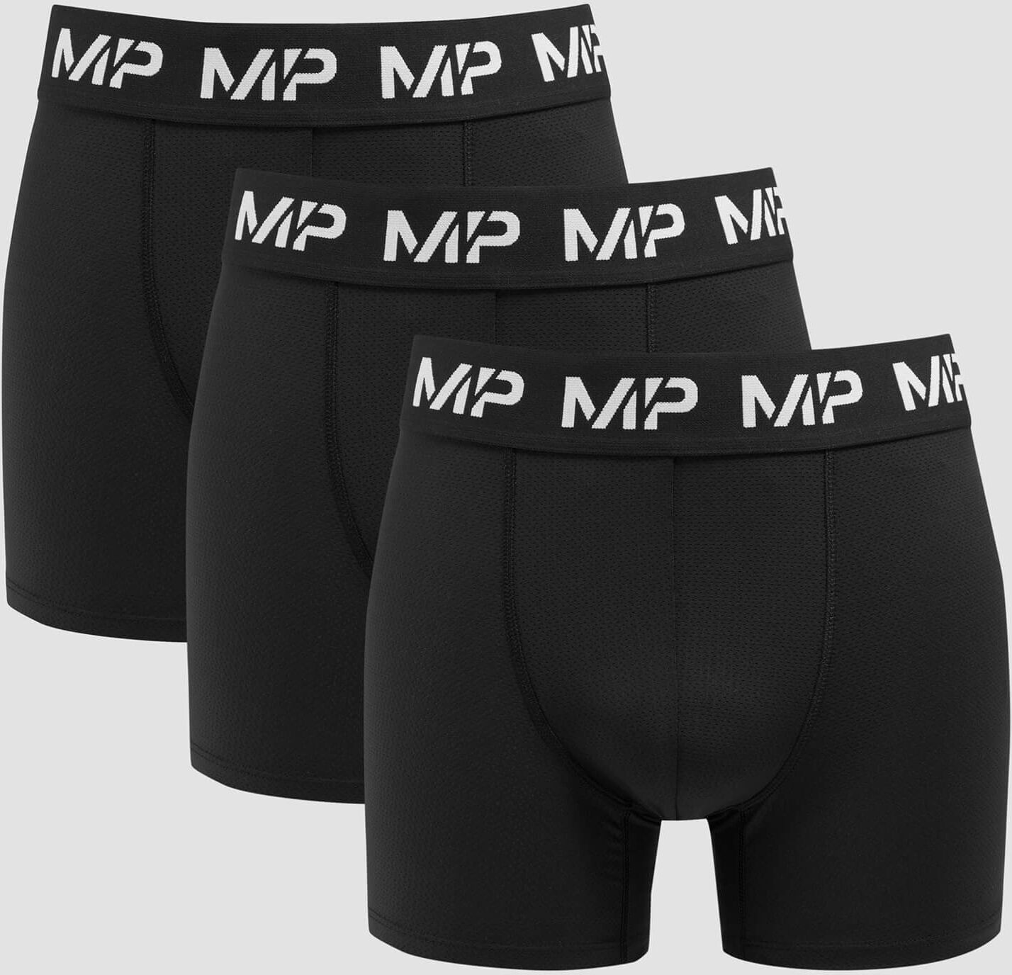 Myprotein FR Boxer technique MP pour hommes (lot de 3) – Noir - S