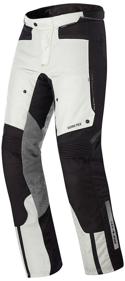 Revit Defender Pro Gore-Tex Pantalon textile Noir Gris taille : L