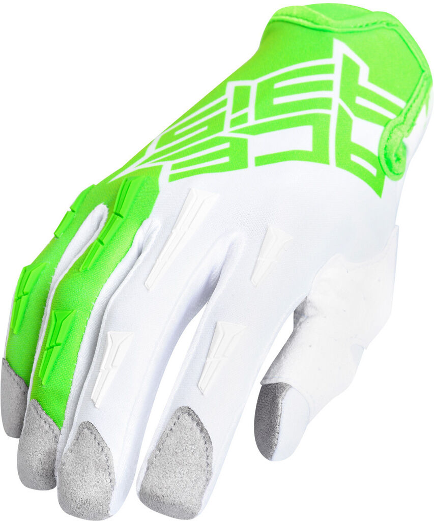 Acerbis X-P Gants Motocross Blanc Vert taille : XL