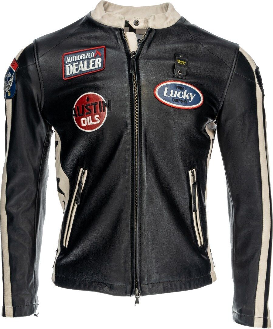 Blauer USA Wilson Veste en cuir Noir taille : M