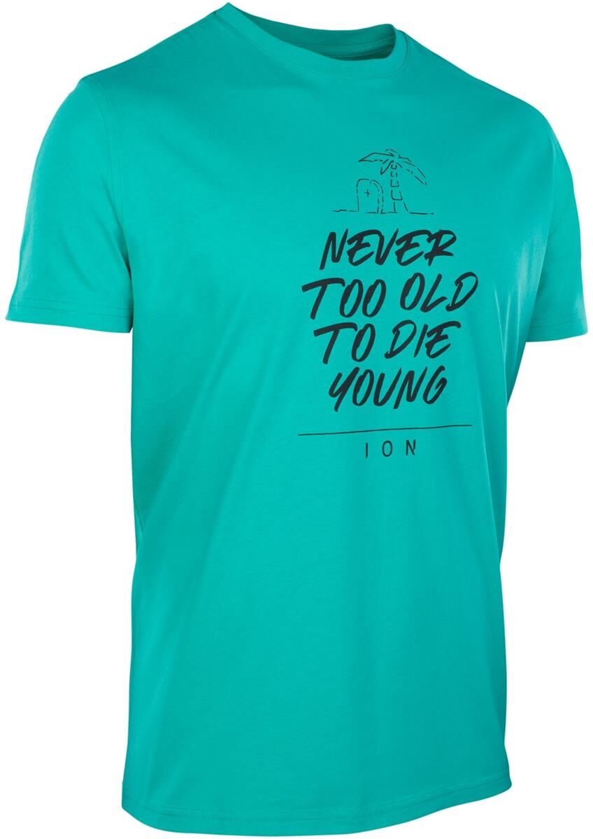 ION T-Shirt Never too old - S - Turquoise