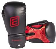 energetics boxing glove pu  - black-red