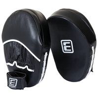energetics curved coaching mitts tn  - black-whit