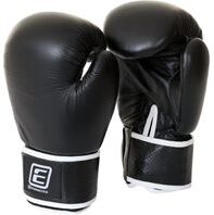 energetics γάντια πυγμαχίας boxing glove leather tn  - black-whit