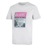 basehit ανδρικό t-shirt raised in the waves  - white