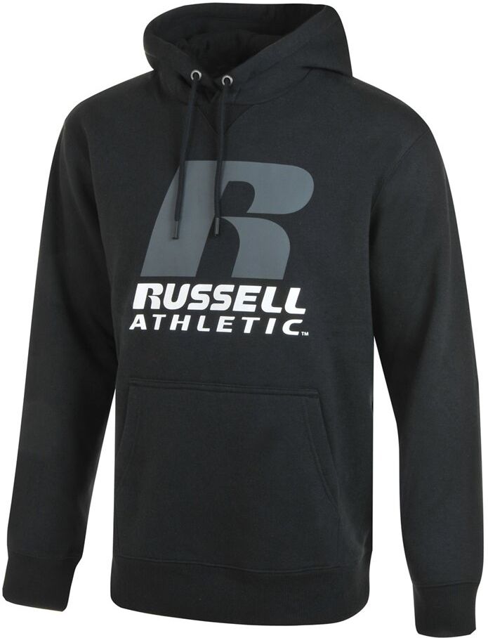 russell athletic ανδρικό φούτερ pull over hoody  - black-grey