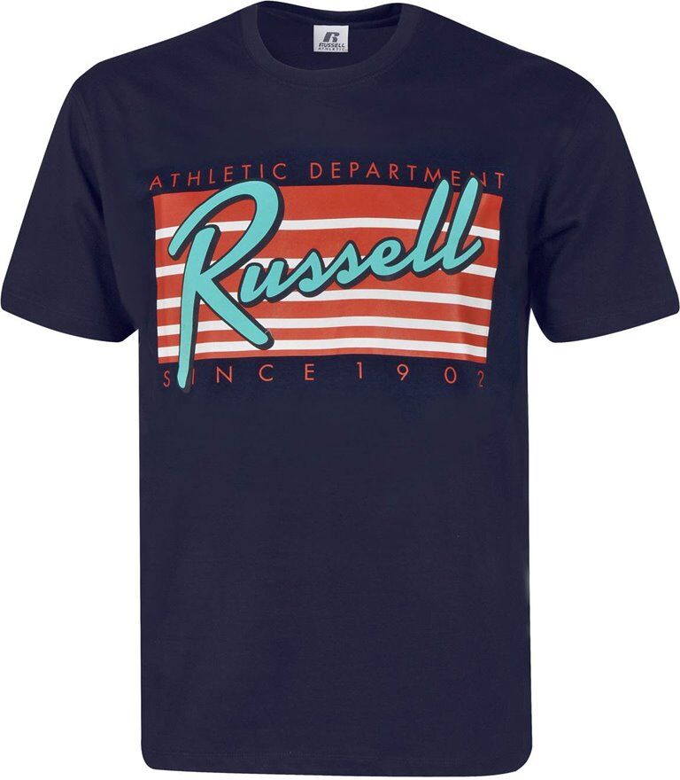 russell athletic ανδρικό t-shirt miami  - blue navy