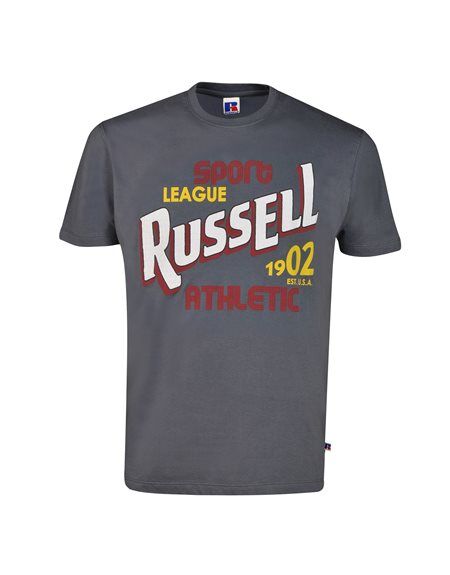 russell athletic ανδρικό t-shirt sport league  - charcoal