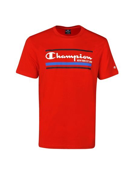 champion ανδρικό t-shirt graphic shop lines  - red
