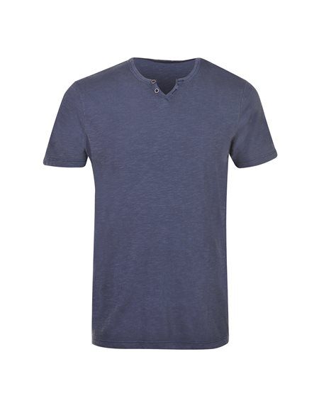 jack & jones ανδρικό t-shirtt jjesplit neck  - blue